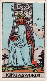 Король Мечів — карта Таро